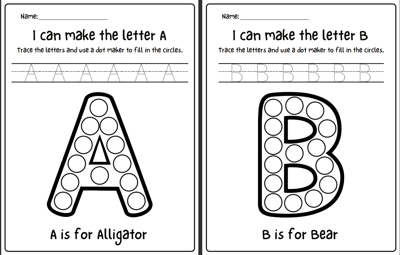 Alphabet Learning Book (English)