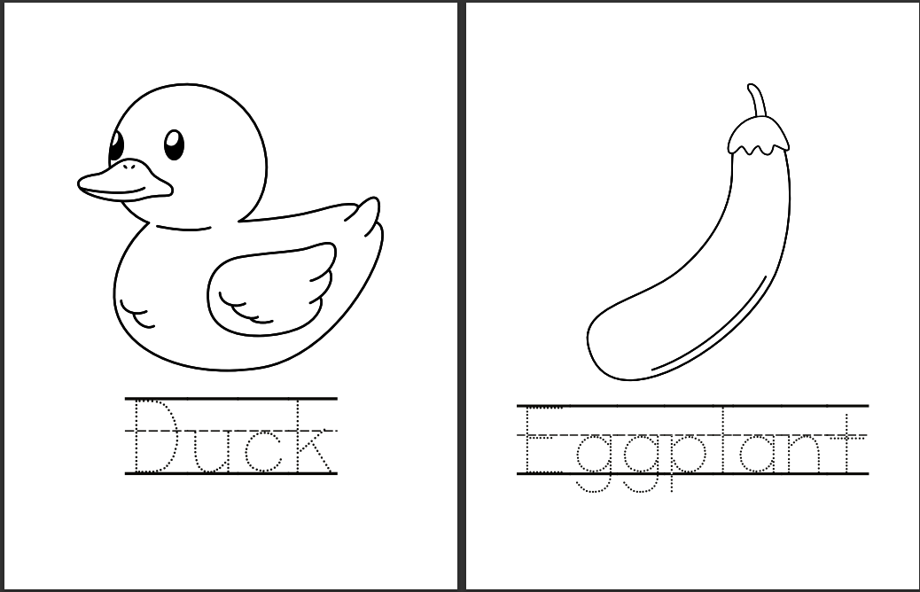 Alphabet Learning Book (English)